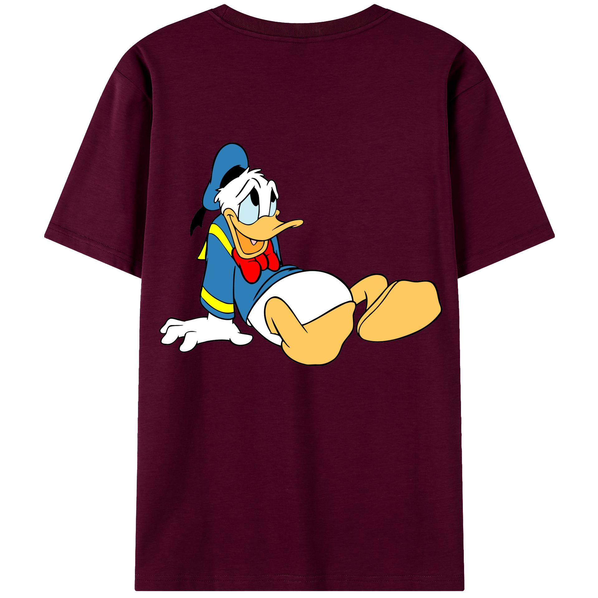 （画像用） ミッキーマウス Mickey Mouse レディース半袖Tシャツ(バックプリント)